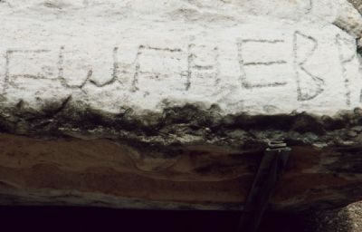The Lintel stone from the synagogue that Paul spoke at in Corinth. Photo from Carl Rasmussen at www.holylandphotos.org