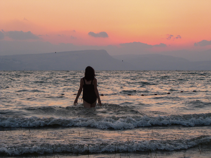 En Gev, a resort on eastern shore of Galilee